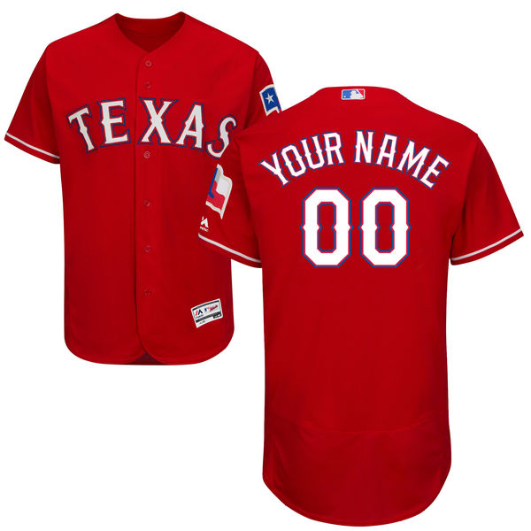 Men's Texas Rangers Flex Base Custom Jersey MLBC0058